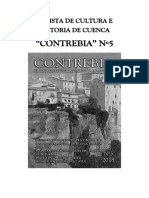 Cartel del número cinco de la revista "Contrebia" de Cuenca