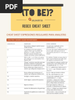 Cheat Sheet Expresiones Regulares