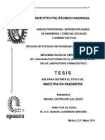 Herrambientas Lean Manufacturing en El Proceso de Empaque de Una Farmaceutica