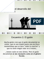 Pasos para el desarrollo del documental. El guion.pptx