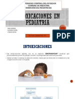 Intoxicaciones en Pediatría