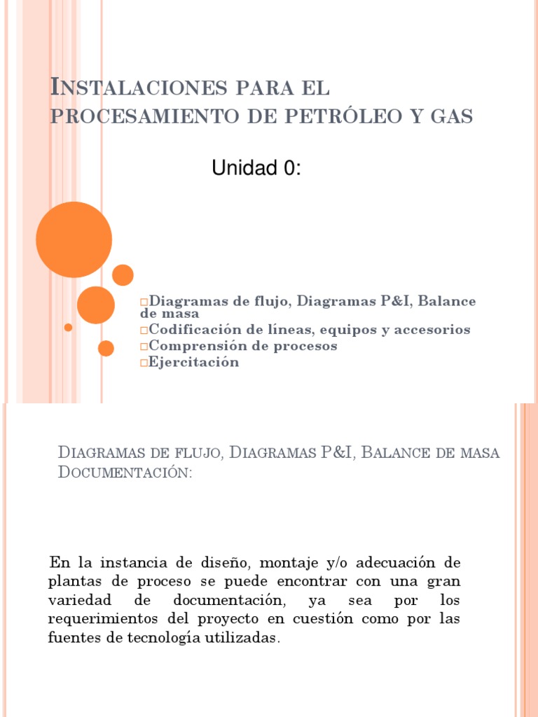 1-Instalaciones para El Procesamiento de Petróleo y Gas | PDF | Science ...