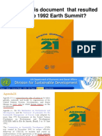 Agenda 21: UN's 1992 plan for sustainable development