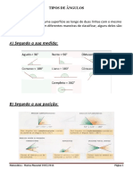 TIPOS DE ÂNGULOS - Resumo