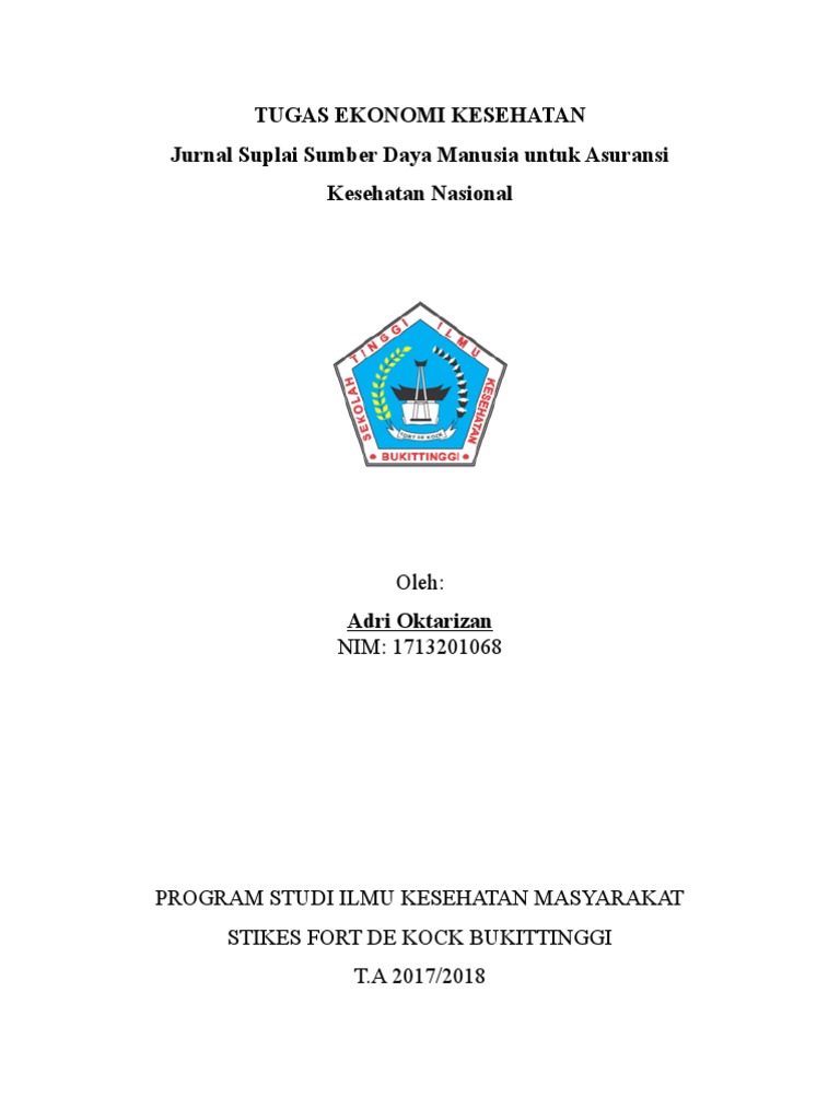 Jurnal Ekonomi Kesehatan Pdf