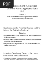 Risk Assessment - Chapter 1
