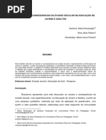 Artigo Causas e Consequencia Da Evasao Escolar PDF