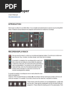 Note Looper User Manual