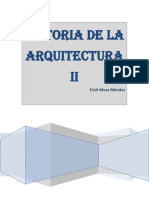 Historia de La Arquitectura II. Erick Meza Méndez