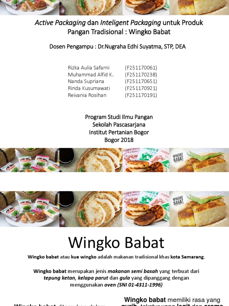  Wingko  Babat 