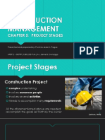 Project Stages for Presentation