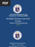 Modified School Forms Overview As of May 2018