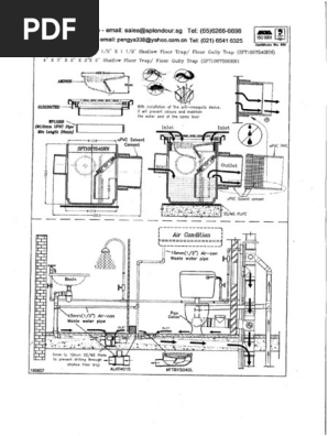 Shallow Floor Trap Details From Supplier Pdf