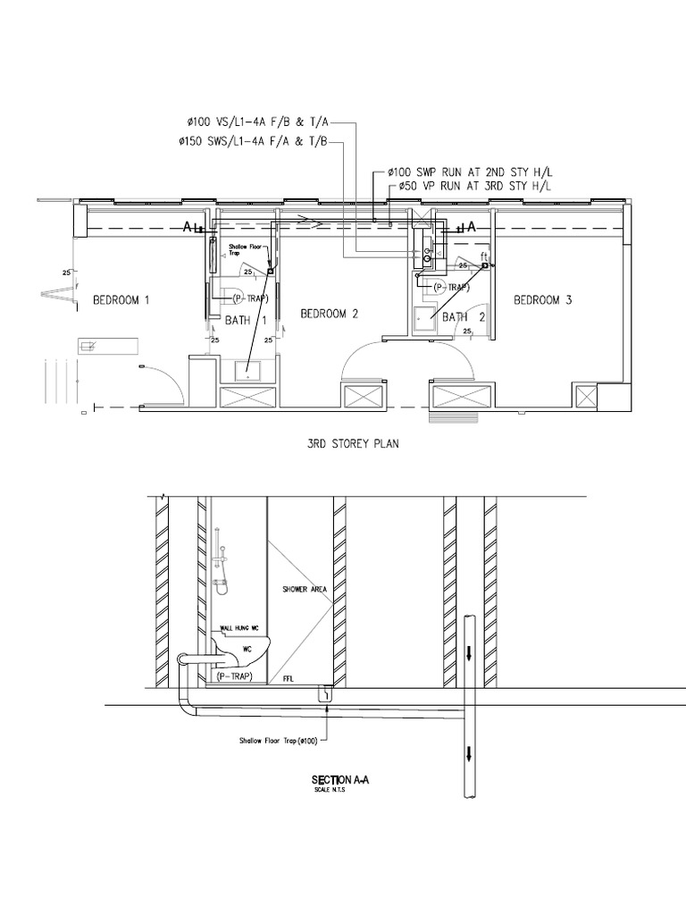 Shallow Floor Trap