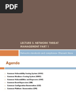 Lecture 5: Network Threat Management Part 1: Networks Standards and Compliance-Dhanesh More