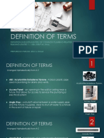 Plumbing Definition of Terms