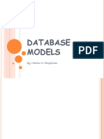 Database Models: By: Marilou M. Pangilinan