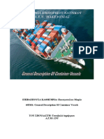 General Discription of Container Vessel