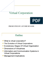 Virtual Corporation: Presented by Ayushi Senger