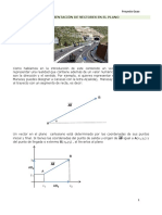 Representación de Vectores en El Plano PDF