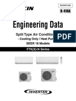 SEO-Optimized Title for Split Type Air Conditioners FTK(X)-N Series Spec Sheet