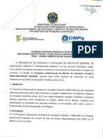 Chamada Interna PROPES Nº 02 de 2018