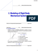 Ch.02 Modeling of Rigid Body Mechanical Systems - 2