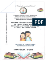 Directiva #002-2018-Gob-Reghvca-Grds-Dreh-Ugel-H-Agp Normas Buen Inicio Año Escolar 2018 - Ugel Huaytara