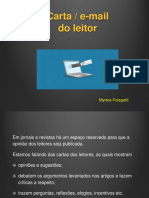 Gênero E-Mail (Carta Do Leitor)