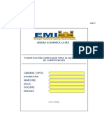 Plan de Trabajo - Formato