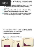Continuous Probability Distribution-final