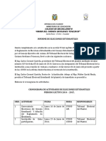Informe de Elecciones Est.2014