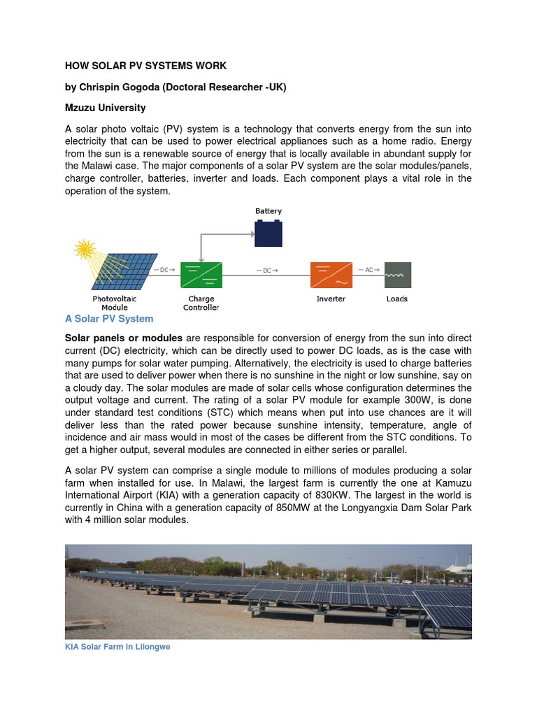 Understanding Solar PV Systems | PDF | Photovoltaic System | Photovoltaics