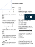 Exercícios de Estática Corpo Extenso