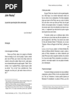 Prática Homilética de John Wesley