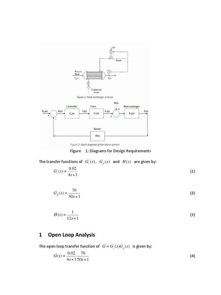 1 Open Loop Analysis | PDF | Control Theory | Systems Engineering