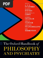 The Oxford Handbook of Philosophy and Psychiatry