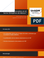 Energías Renovables en El Sector Energético de México
