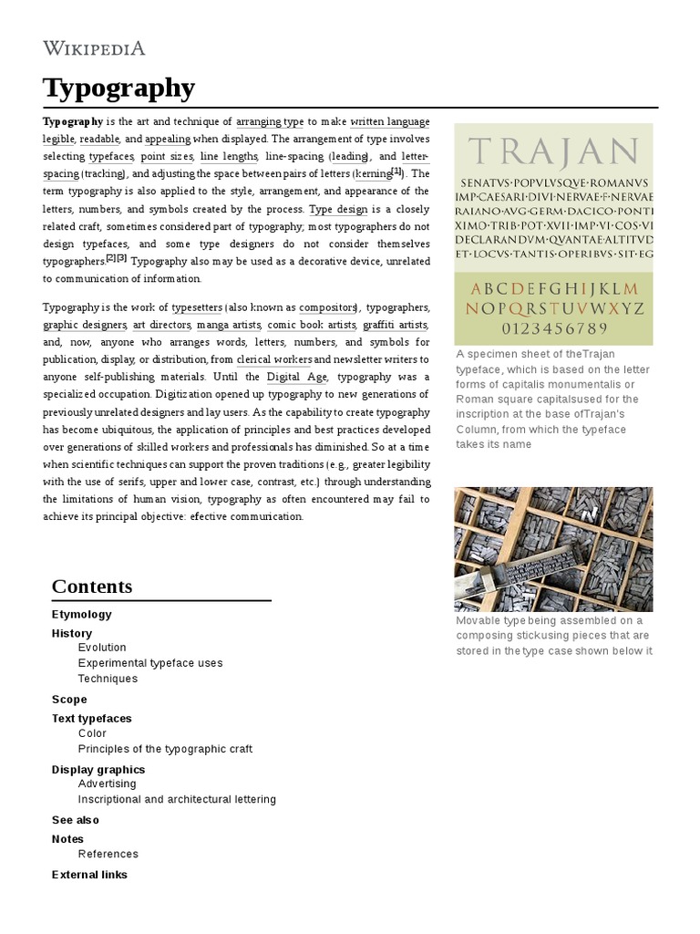 Typography: Typography Is The Art and Technique of Arranging Type To ...