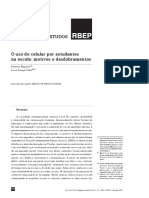 (Artigo) NAGUMO, E. e TELES, L. F. - O Uso Do Celular Por Estudantes Na Escola