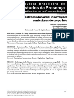 ROSEIRO, Steferson. Estéticas Da Carne: Insurreições Curriculares Do Corpo Feio.