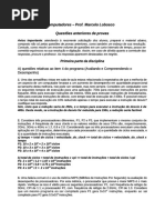  Exercicios Organizaao de Computadores