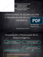 G.O. Acumulacion y Preservacion de MO