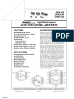 OPA134 OPA2134 OPA4134: Features Description