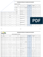 Programa Integral de Calibracion de Equipos 2015 Actualizado