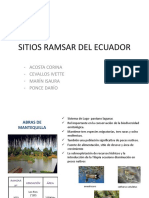 Sitios Ramsar Del Ecuador