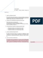 Cuestionario Del Tema Respuesta de Sistemas de Primer y Segundo Orden, Función de Transferencia