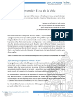 Clase 1 La Dimensión Ética de La Vida PDF