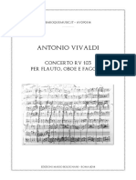 Vivaldi Suonata - A - 3 - RV - 103 - Score PDF