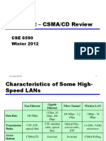 Ethernet - CSMA/CD Review: CSE 6590 Winter 2012